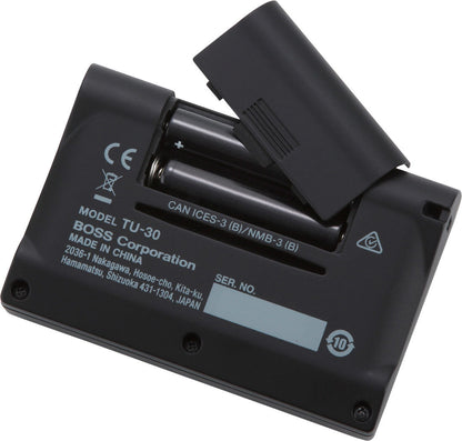 BOSS TU-30 Compact Tuner & Metronome - Accurate Pitch, Multiple Modes, Rhythm Patterns, Essential Tool for Musicians & Educators — view 6