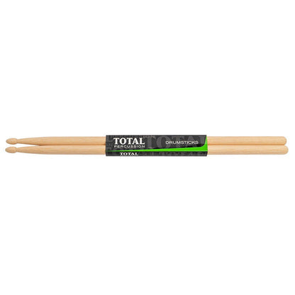 Total Percussion American Hickory Ultra 5A Drumsticks - Wood/Nylon Tip Options — view 2