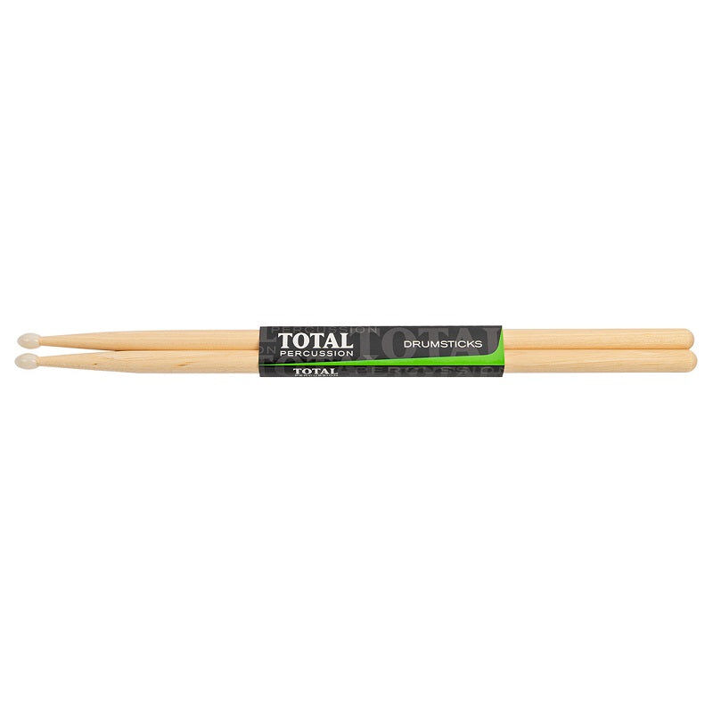 Total Percussion American Hickory Ultra 5A Drumsticks - Wood/Nylon Tip Options — view 3