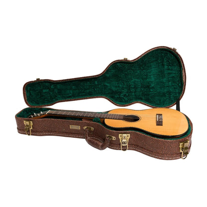 Tiki Deluxe Baritone Ukulele Hard Case Paisley Brown — view 5