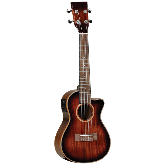 Tanglewood TUJ6CE Java Concert Cutaway / Electric Koa Burst Ukulele