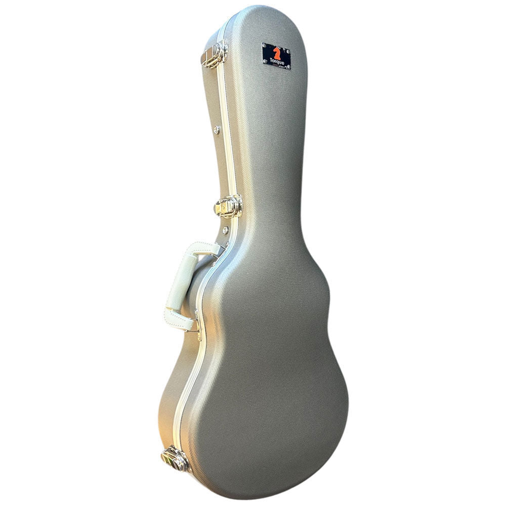 Torque ABS Concert Ukulele Case with Plush Interior and Storage Compartment