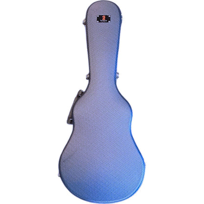Torque ABS Tenor Ukulele Case - Blue Finish, Eco-Friendly, Plush Lining, EPS Foam, Storage Compartment, Lockable Latch, Durable, 30" Length — view 3
