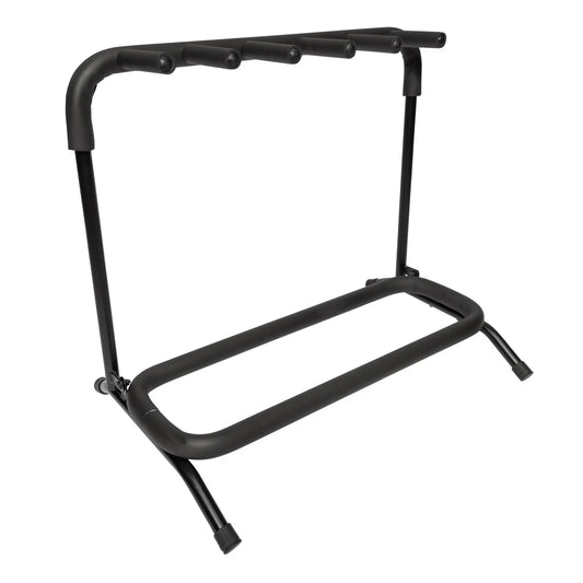 Tiki TUR-5 Multi-Rack Ukulele Stand for 5 Ukuleles, Foldable and Lightweight with Heavy Duty Steel Frame