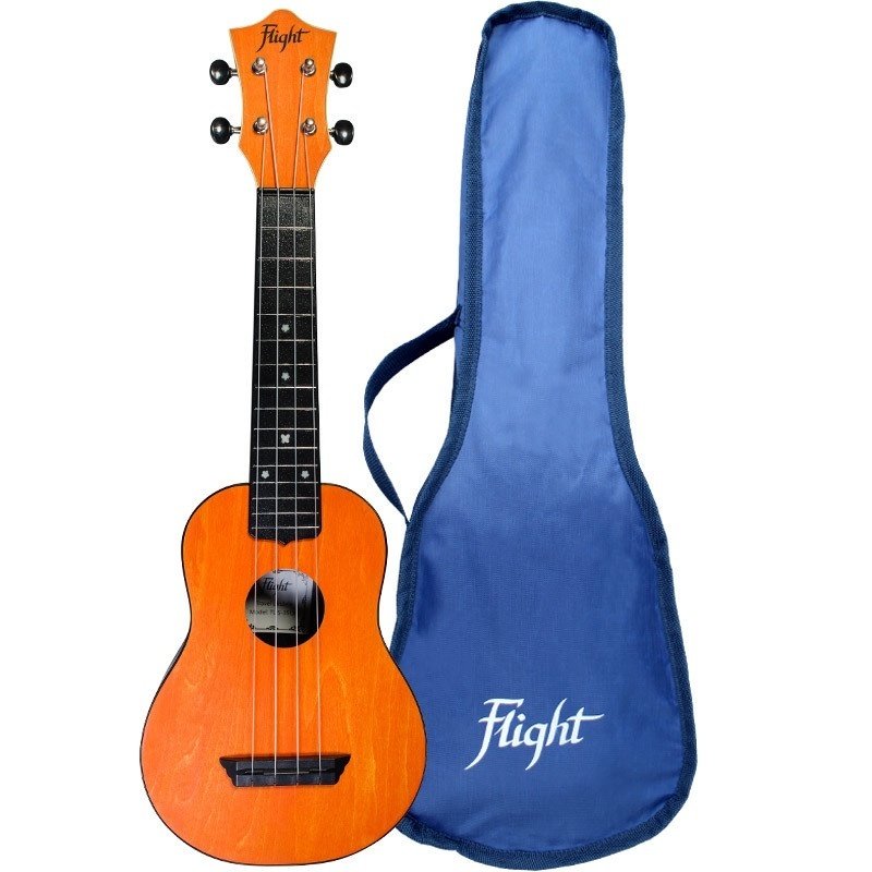Flight TUS35 ABS Travel Soprano Ukulele — Orange (Flight Travel Series)