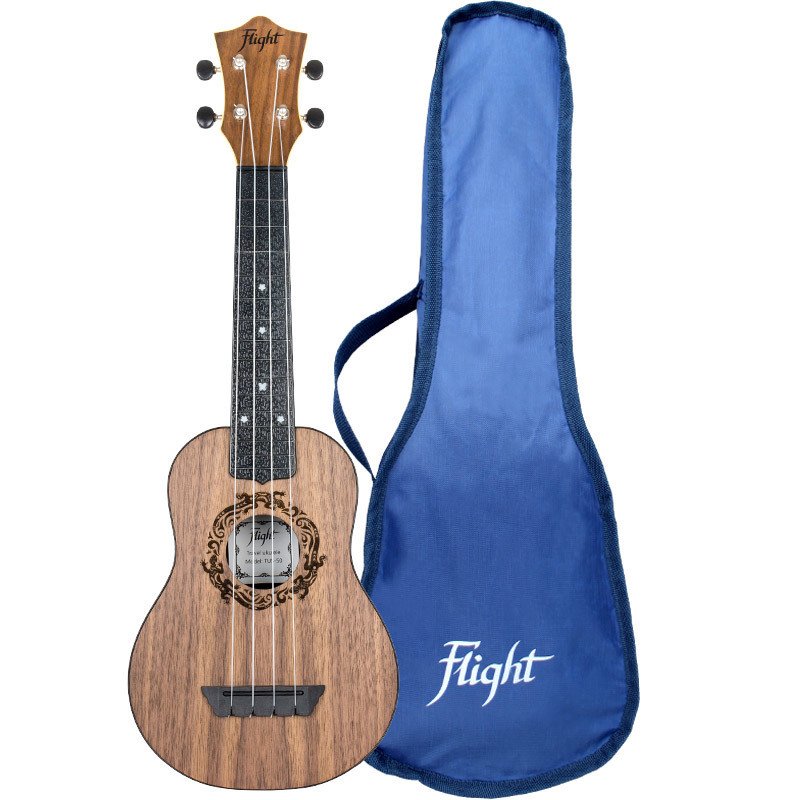 Flight TUS50 ABS Travel Soprano Ukulele — Walnut (Flight Travel Series)