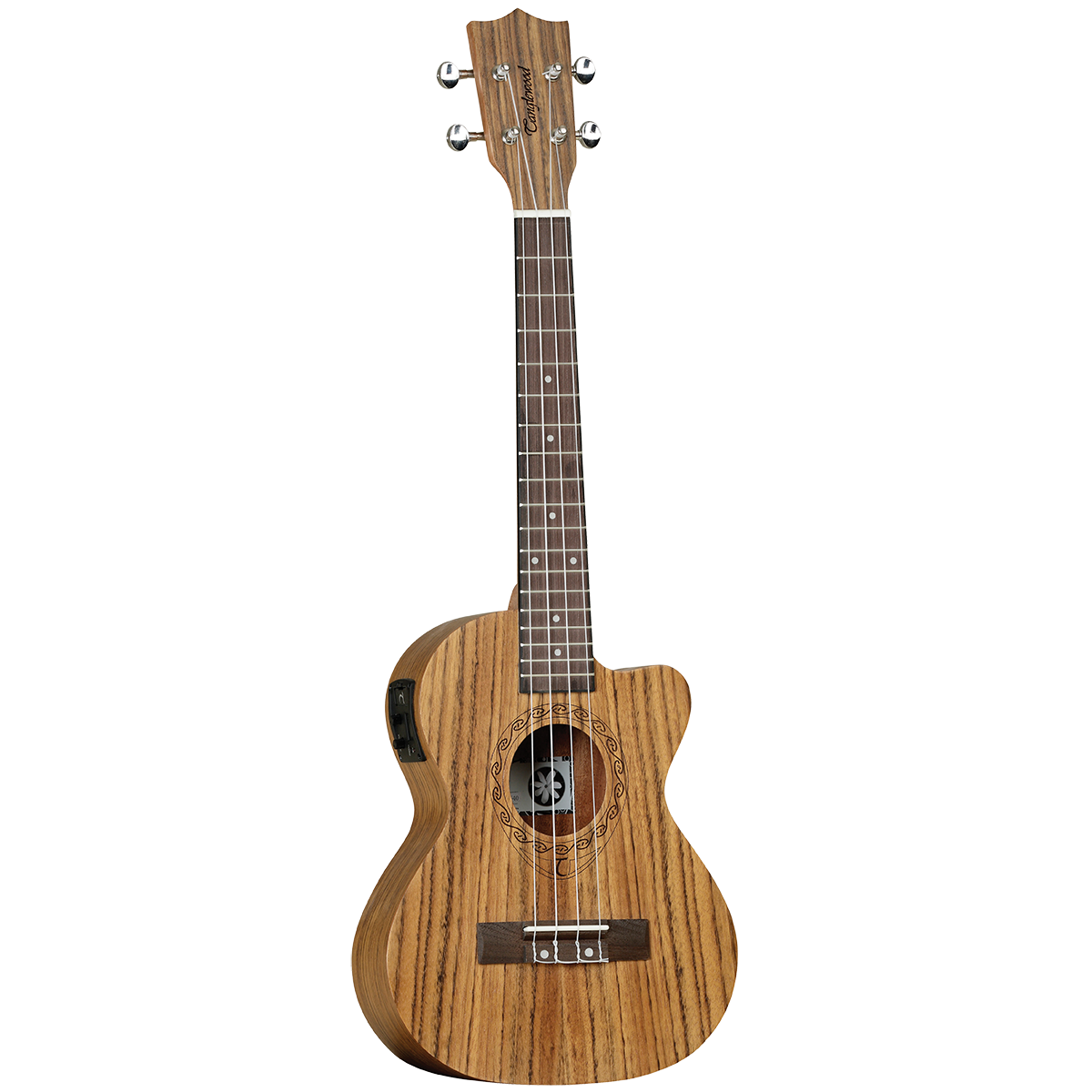 Tanglewood TWT14E Tiare Tenor Ukulele with Pickup Ovangkol and Deluxe Padded Gig Bag
