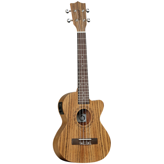 Tanglewood TWT14E Tiare Tenor Ukulele with Pickup Ovangkol and Deluxe Padded Gig Bag