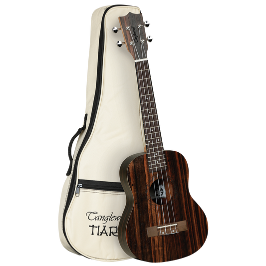 Tanglewood TWT19B Tiare Tenor Ukulele Figured Ebony with Gig Bag