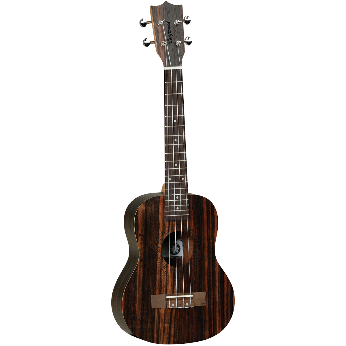 Tanglewood TWT19B Tiare Tenor Ukulele Figured Ebony with Gig Bag — view 2