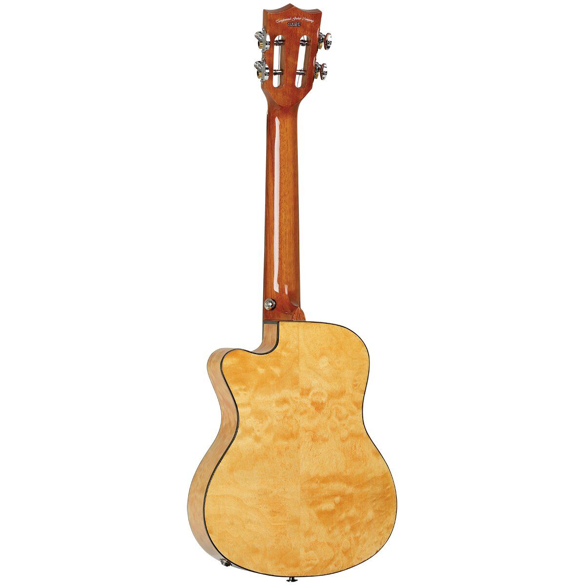 Tanglewood TWT30E Tiare Tenor Cutaway Ukulele, Quilted Maple, Tennessee Honey Gloss — view 2