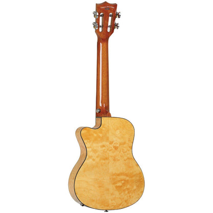 Tanglewood TWT30E Tiare Tenor Cutaway Ukulele, Quilted Maple, Tennessee Honey Gloss — view 2