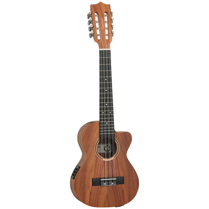 Tanglewood TWT32E Tiare Tenor 8-String Cutaway All Koa Ukulele with Pickup and Padded Gig Bag