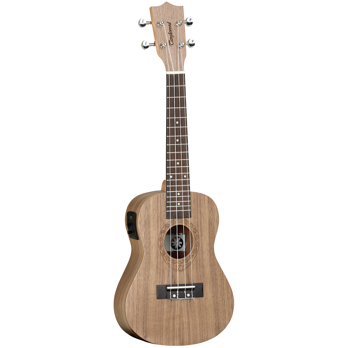 Tanglewood TWT3E Tiare Concert Ukulele Black Walnut Arched Back