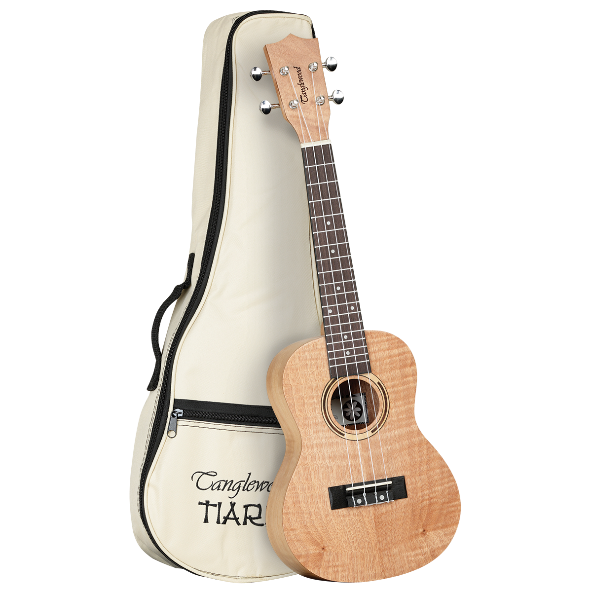 Tanglewood TWT6B Tiare Concert Ukulele Flame Mahogany with Gig Bag