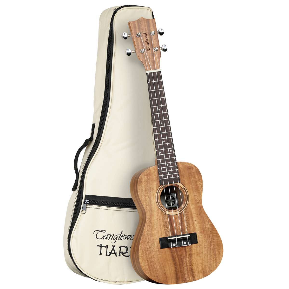 Tanglewood TWT8 Tiare Concert Ukulele All Koa with Bag