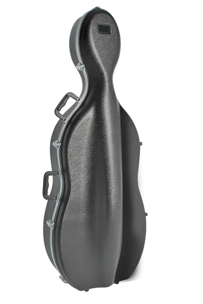 V-Case TV044 3/4-4/4 Size Cello Case with Wheels, Black