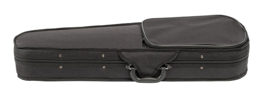 V-Case 1/4 Size Violin Case Moulded Poly Black Nylon Cover