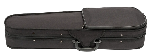 V-Case 1/2 Size Violin Case Moulded Poly Black Nylon Cover