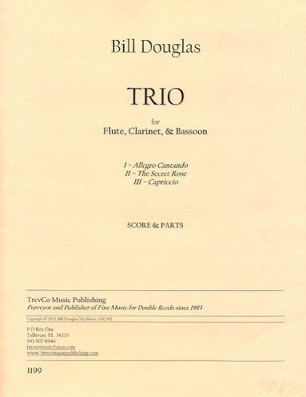 Trio For Flute Clarinet and Bassoon