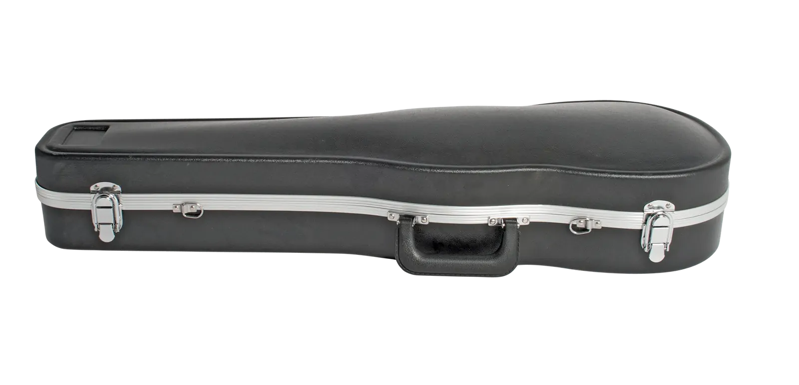 V-Case 4/4 Size ABS Violin Case, Molded Black Plush Lined with Shoulder Strap