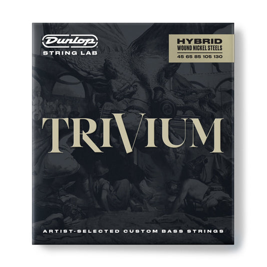 JIM DUNLOP Nickel Trivium Signature Series Bass Strings. Hybrid Nickel Wound. 5 String.