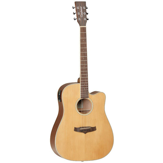 Tanglewood TW10 Winterleaf Dreadnought Cutaway Acoustic Guitar with Elixir Strings