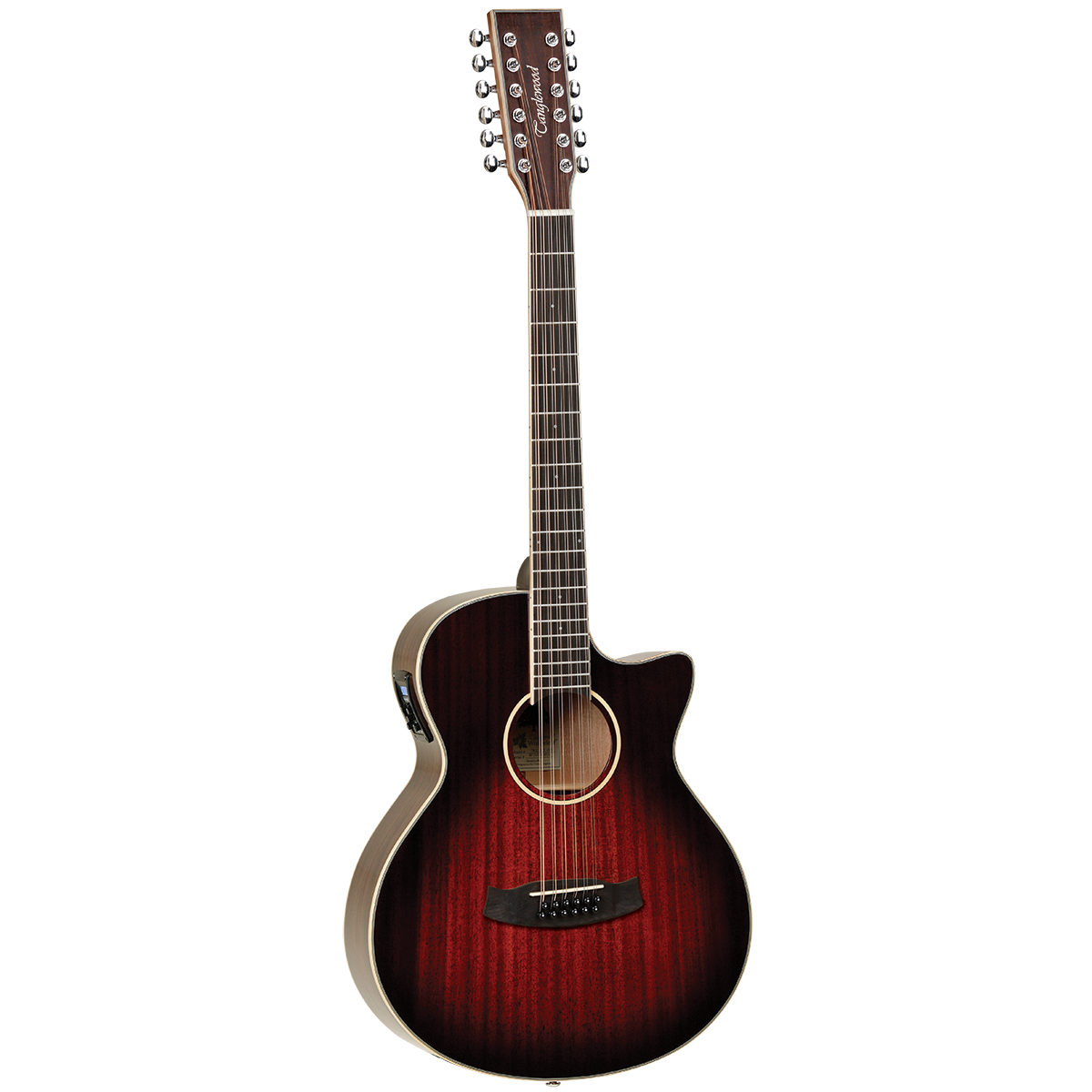 Tanglewood TW12VCEAVB Winterleaf Venetian C/E 12-String Vintage Burst