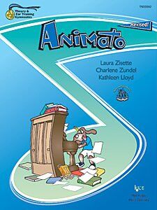 Theory Gymnastics Animato Level A for Ages 8-11 by TCW Resources, 148 Pages
