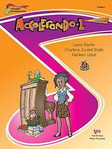 Theory Gymnastics: Accelerando 1 (Level A) by Neil A. Kjos Music Company, 160 Pages, Theory Curriculum