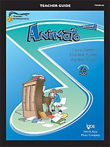 Theory Gymnastics Animato Teacher Guide by Neil A. Kjos Music Company, 80 Pages