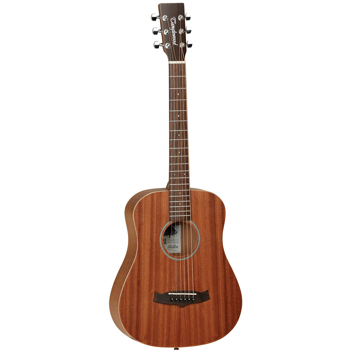 Tanglewood TW2TLH Winterleaf Traveller Mahogany Left Handed w/ bag — view 2