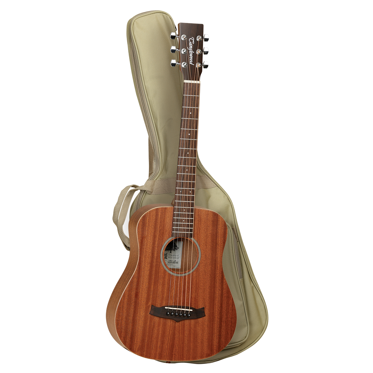 Tanglewood TW2TLH Winterleaf Traveller Mahogany Left Handed w/ bag