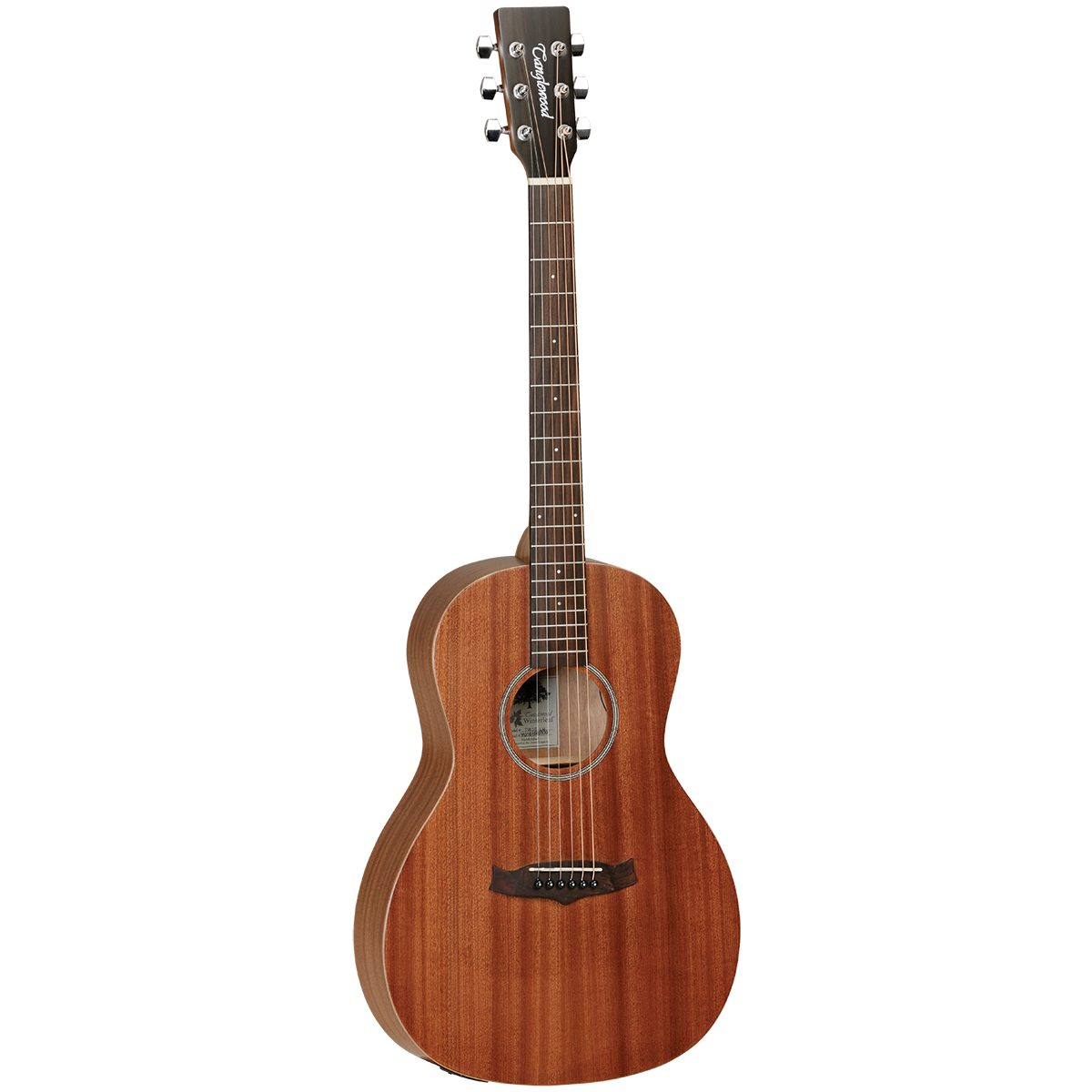 Tanglewood TW3ELH Winterleaf Parlour Mahoghany Left Handed Guitar with Case
