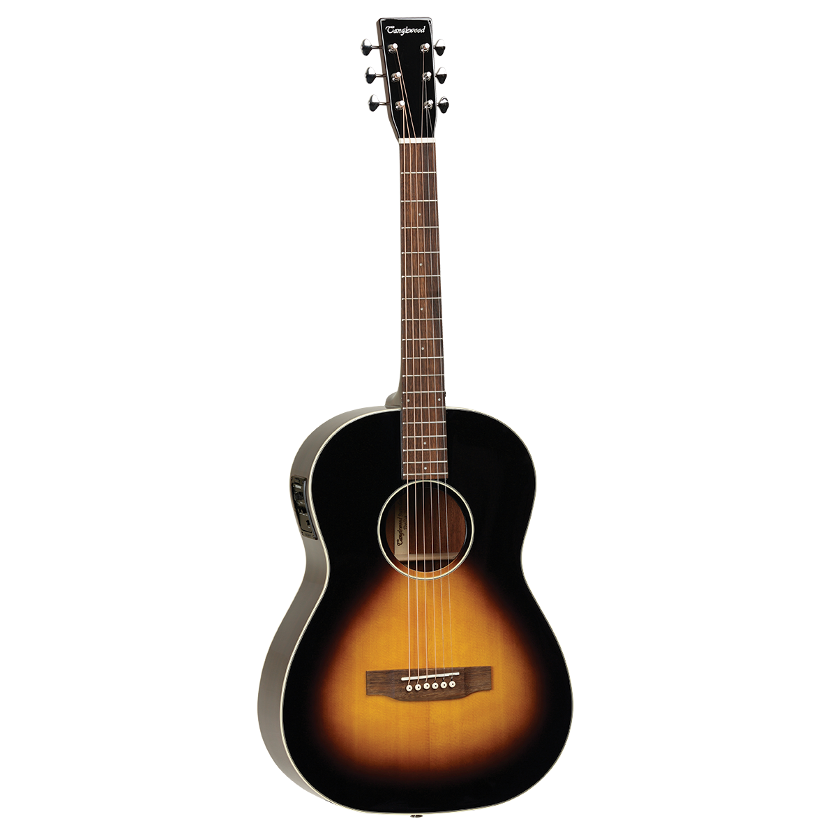 Tanglewood 40SOVSE Sundance Historic Vintage Sunburst Small Orchestra Guitar with Case