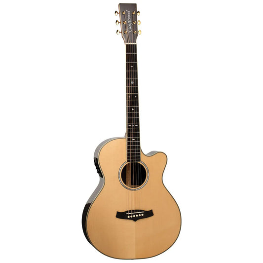 Tanglewood TW45HSRE Heritage Superfolk C/E Acoustic Guitar with ABS Case