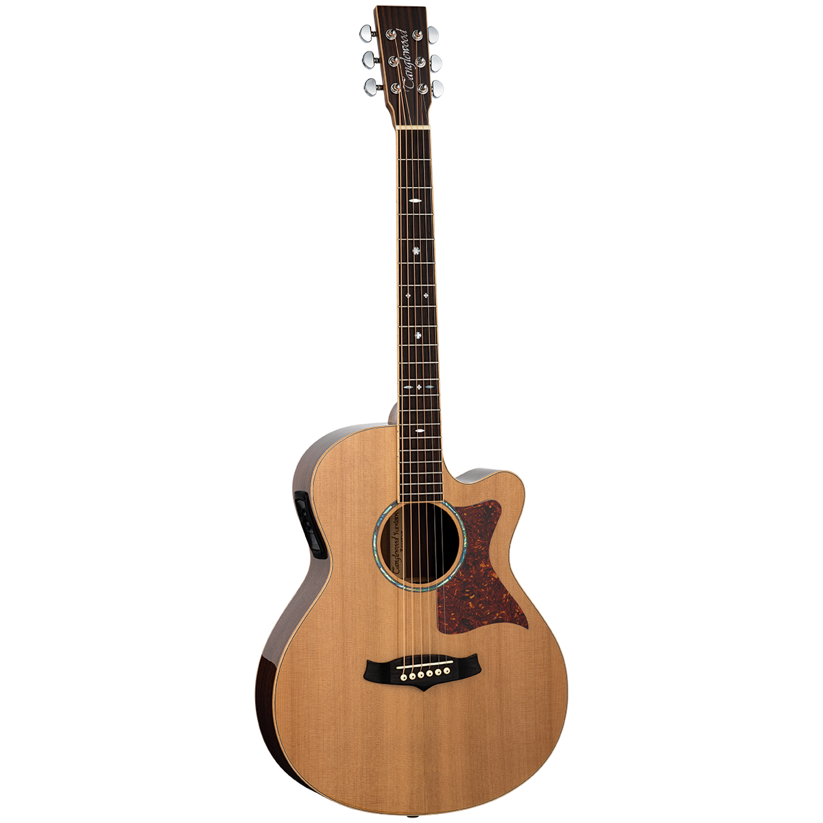 Tanglewood TW45RE Sundance Reserve Superfolk Acoustic Guitar Natural Cedar Top with Case
