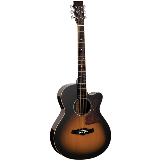 Tanglewood TW45RVSE Sundance Reserve Superfolk Acoustic Guitar with Solid Cedar Top and Premium Foam Case
