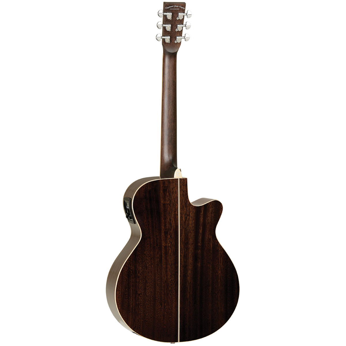 Tanglewood Winterleaf Acoustic Guitar Super Folk Left Handed Antique Vintage Burst w/ Pickup & Cutaway — view 2