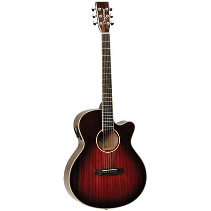 Tanglewood TW4AVB Winterleaf Super Folk Cutaway Guitar Antique Vintage Burst