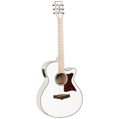 Tanglewood TW4BLW Winterleaf Blonde Superfolk C/E Guitar White Gloss