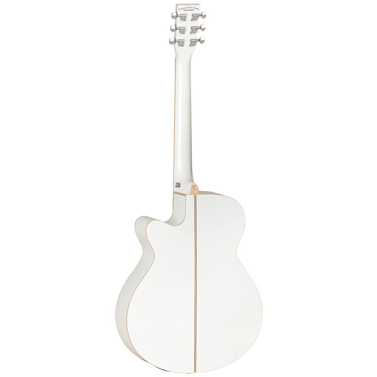 Tanglewood TW4BLW Winterleaf Blonde Superfolk C/E Guitar White Gloss — view 2