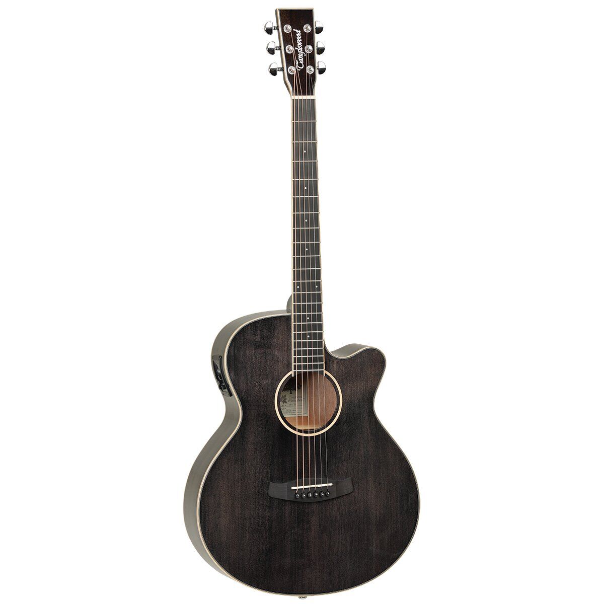Tanglewood TW4BS Winterleaf Super Folk C/E Acoustic Guitar Black Shadow Finish