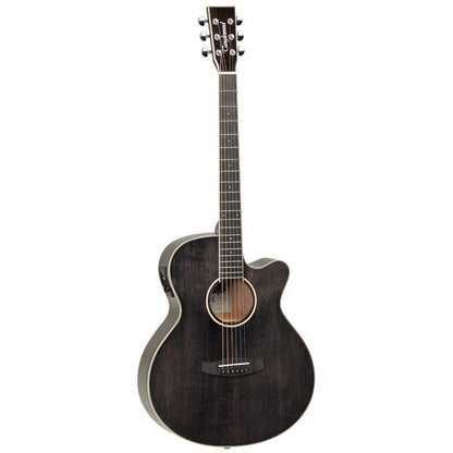 Tanglewood TW4BS Winterleaf Super Folk C/E Acoustic Guitar Black Shadow Finish