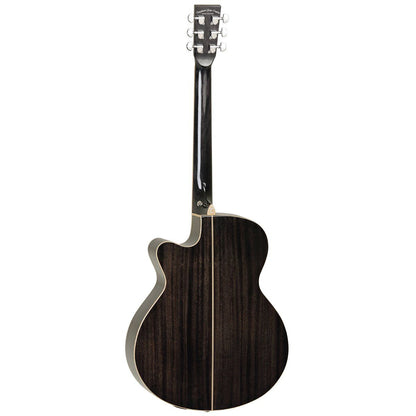 Tanglewood TW4BS Winterleaf Super Folk C/E Acoustic Guitar Black Shadow Finish — view 2