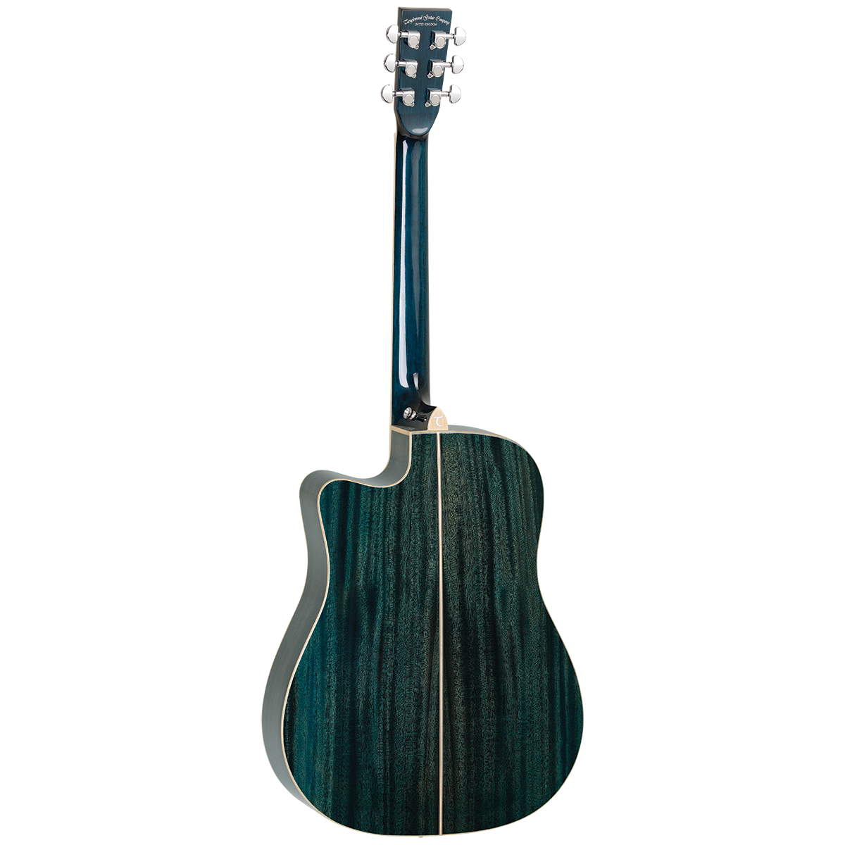 Tanglewood TW5BLA Winterleaf Blonde Dreadnought C/E Aquamarine Gloss — view 2