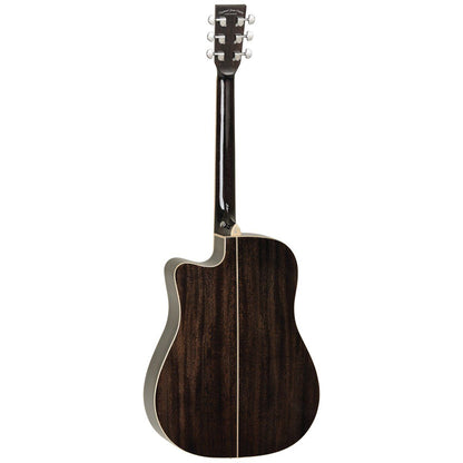 Tanglewood TW5BS Winterleaf Dreadnought Cutaway Guitar Black Shadow Finish — view 2