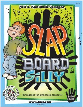 Slap Board Silly Music Game - TCW Resources - 26 Double-Sided Slapboards for Music Theory Education