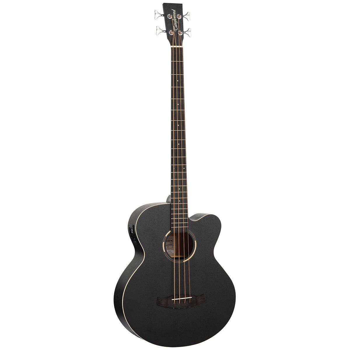Tanglewood TWBBAB Blackbird Acoustic Bass Cutaway Electric Smokestack Satin