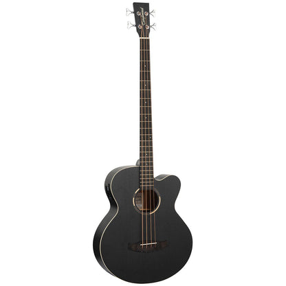 Tanglewood TWBBAB Blackbird Acoustic Bass Cutaway Electric Smokestack Satin